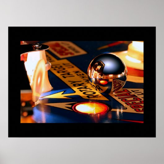 Rocketship Pinball Poster (Vorne)