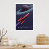 Rocketship Poster (Küche)