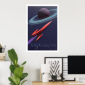 Rocketship Poster (Heimbüro)