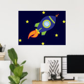 Rocketship Poster (Heimbüro)