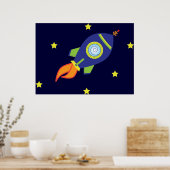 Rocketship Poster (Küche)