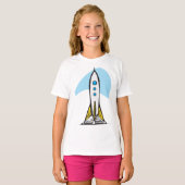 Rocketship Ready to Launch T - Shirt (Vorne ganz)