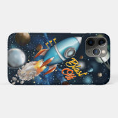 Rocketship Space Adventure personalisieren Case-Mate iPhone Hülle (Rückseite (Horizontal))