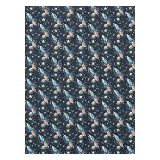 Rocketship Space Adventure Tischdecke (Vorderseite)