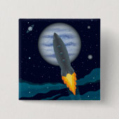 Rocketship-Szene Button (Vorderseite)
