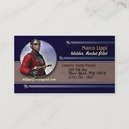 RocketversuchsVisitenkarten #4 Visitenkarte (Vorderseite)