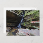 Rockfälle, Hügel, Ohio Postkarte (Vorne/Hinten)