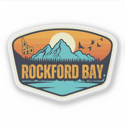Rockford Bay, Idaho Aufkleber (Vorderseite)
