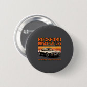 Rockford Detective Agency - Rockford Files Button (Vorne & Hinten)