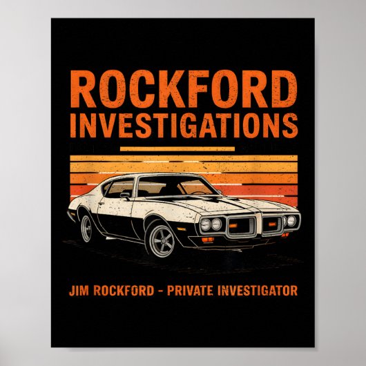 Rockford Detective Agency - Rockford Files  Poster (Vorne)