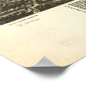 Rockford Illinois 1880 Antique Panoramabalkarte Poster (Ecke)