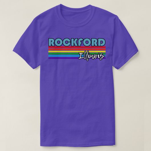 Rockford Illinois Pride Rockford LGBT Geschenk LGB T-Shirt (Design vorne)