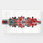 Rockford Illinois Skyline Banner (Horizontal)