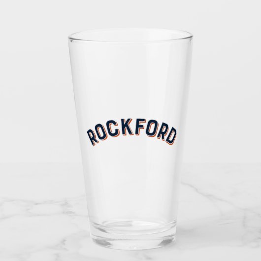 Rockford, Illinois Vintag Arch Glas (Vorderseite)