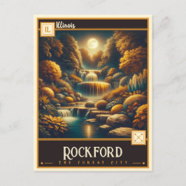 Rockford, Illinois | VINTAG Postkarte
