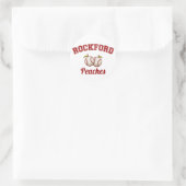 Rockford Peaches Runder Aufkleber (Tasche)