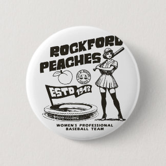 Rockford Peaches Women's Bysebyll Team 1943 -  Button