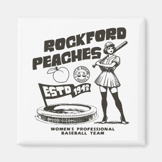 Rockford Peaches Women's Bysebyll Team 1943 -  Magnet