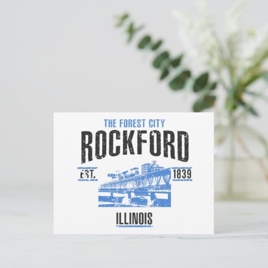 Rockford Postkarte (Stehend Vorderseite)