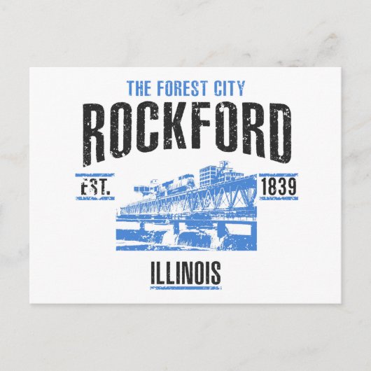 Rockford Postkarte (Vorderseite)