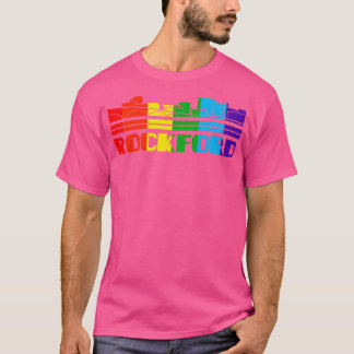 Rockford Pride Rockford LGBT-Geschenk LGBTQ-Unters T-Shirt