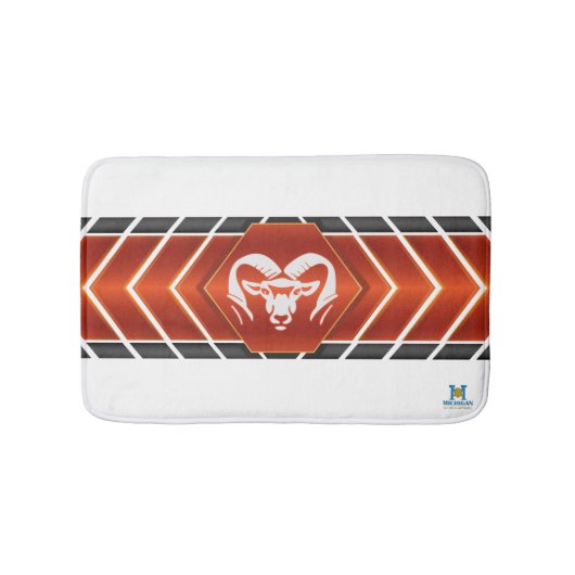 Rockford Rams #2 Bath Mat Badematte (Vorderseite)