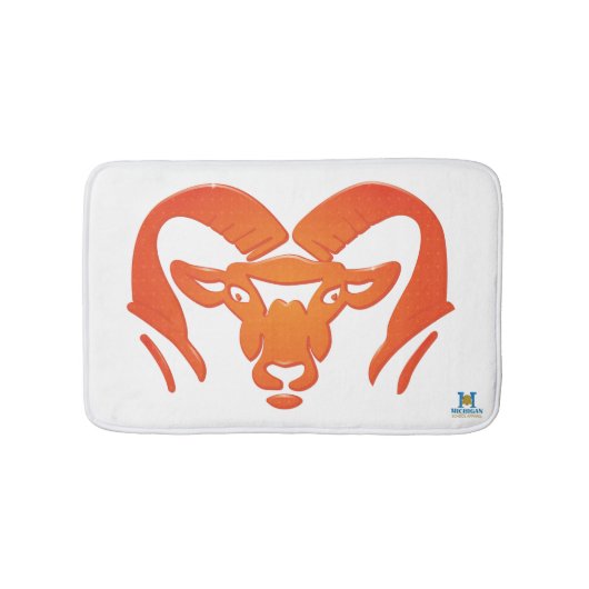 Rockford Rams #4 Badematte (Vorderseite)