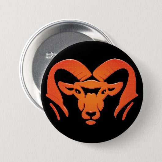 Rockford Rams #4 Button (Vorne & Hinten)