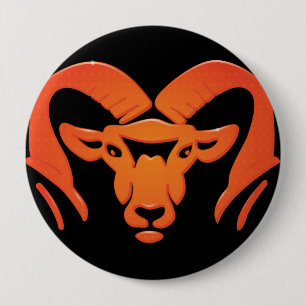 Rockford Rams #4 Button