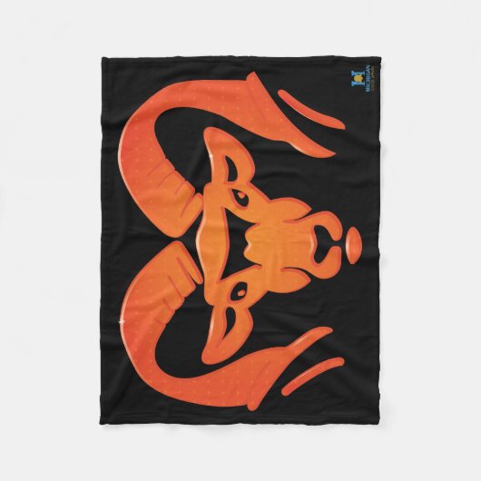 Rockford Rams #4 Fleece Blanket (Vorderseite)