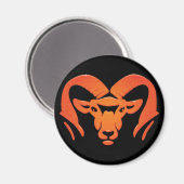 Rockford Rams #4 Magnet (Vorderseite/Rückseite)