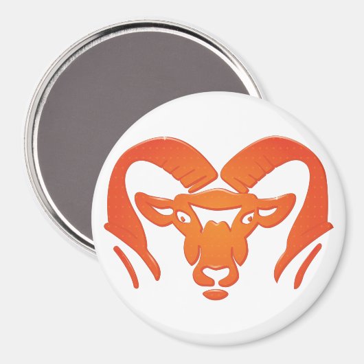Rockford Rams #4 Magnet (Vorderseite/Rückseite)