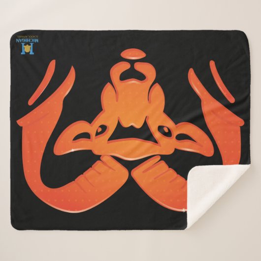 Rockford Rams #4 Sherpa Blanket Sherpadecke (Vorderseite (Horizontal))