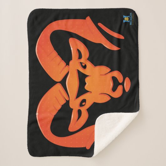 Rockford Rams #4 Sherpa Blanket Sherpadecke (Vorderseite)