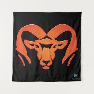 Rockford Rams #4 Tapestry Wandteppich