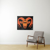 Rockford Rams #4 Tapestry Wandteppich (Beispiel (Horizontal))