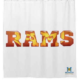 Rockford Rams Duschvorhang