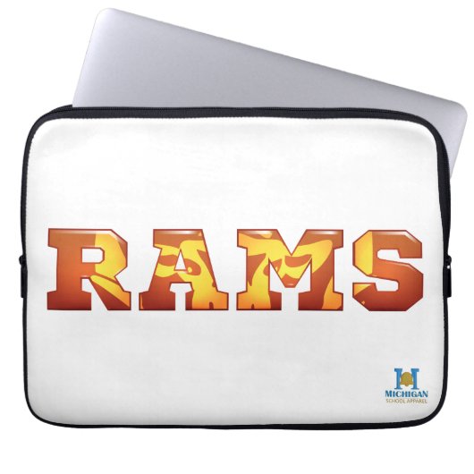Rockford Rams Laptopschutzhülle (Vorderseite)