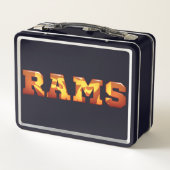 Rockford Rams Metall Brotdose (Rückseite)