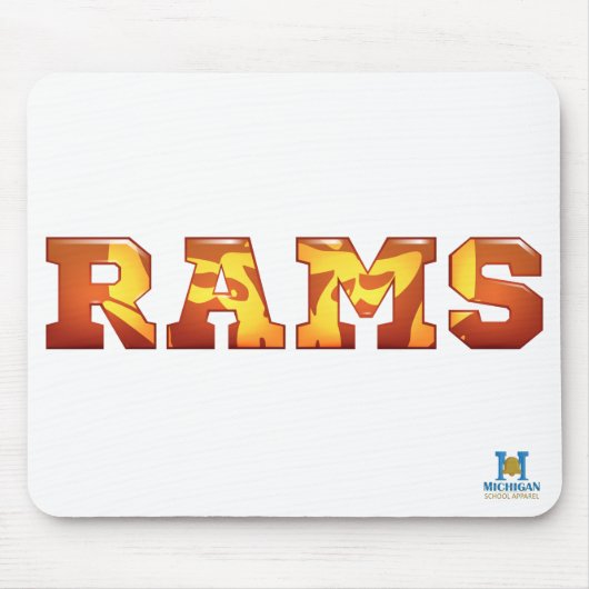 Rockford Rams Mousepad (Vorne)
