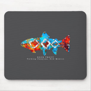 Rockforelle Talking Canyons New Mexico T-Shirt_1 Mousepad