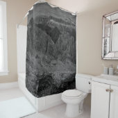 ROCKFORMATION IM GRAYSCALE-FOTO DUSCHVORHANG (Beispiel)