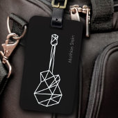 Rockgitarre Gepäckanhänger