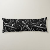 Rockgitarre Seitenschläferkissen (Rückseite)