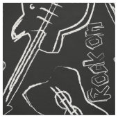 Rockgitarre Stoff (Muster)