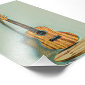 Rockgitarrist Fotodruck (Ecke)