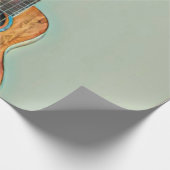 Rockgitarrist Geschenkpapier (Ecke)