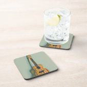 Rockgitarrist Getränkeuntersetzer (Rechte Seite)