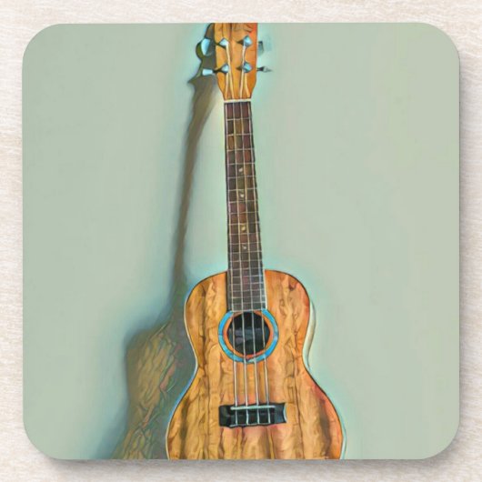 Rockgitarrist Getränkeuntersetzer (Vorderseite)