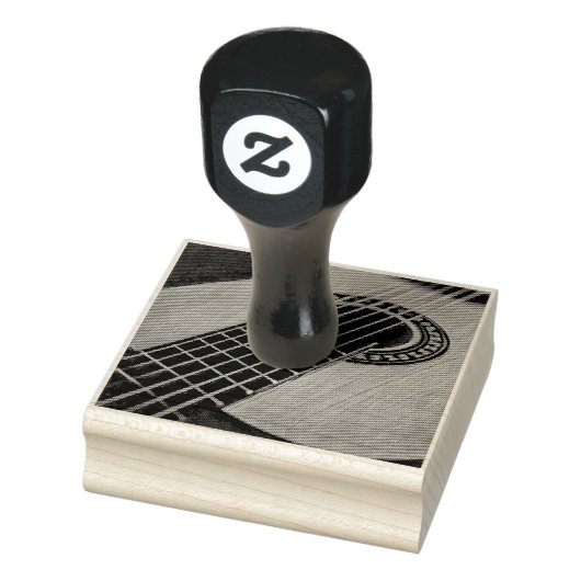 Rockgitarrist Gummistempel (Stempel)